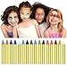 Face Paint and Makeup Crayons, Kids Washable Coloring Markers. 16 Colors Safe & Non-Toxic Facepainting Sticks, Washable Face Paint Crayon Kit for Halloween, Parties, Festivals, Christmas Children Gift