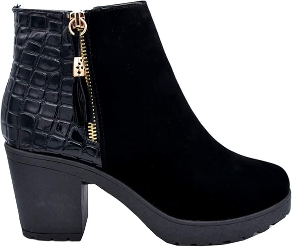 Chunky heeled boots uk Clearance