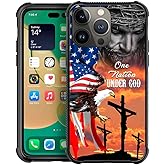 DAIZAG Case Compatible with iPhone 13,H0S Cross American Flag Jesus Eagle Street Fashion Design for Boys Girl Graphic Shockproof Soft Silicone TPU Non-Slip Case for iPhone 13