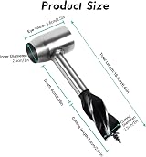 Omninmo Hand Auger Wood Drill Bushcraft Portable Multipurpose Woodworking view 2