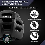 SIFVO Bike Helmet MTB Road Cycling Helmet with Visor M/L Men Women view 4