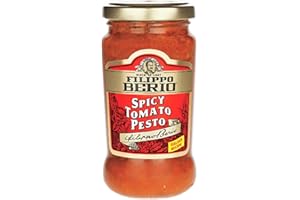 Filippo Berio Pesto, Spicy Tomato, 6.7 Ounce Glass Jar