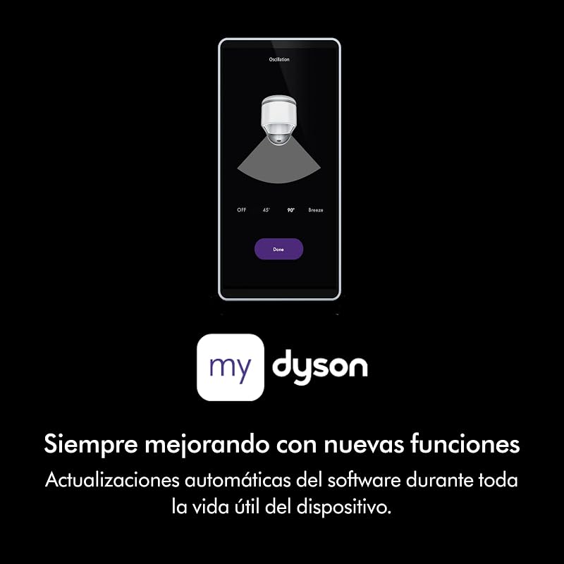 Purifier Cool™ PC1 Ventilador de Torre y Purificador de Aire, Filtro HEPA H13, Refrigeración Potente, Control por App y Mando, Sin Aspas, Oscilación 350°, Blanco