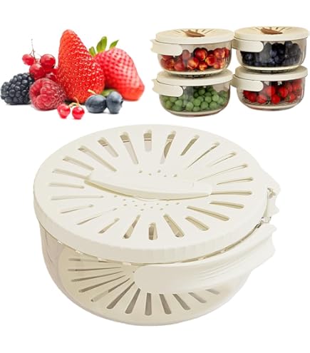 2 Stück Schnecken-Fruchtwäscher - Drehbarer Spülkorb | Praktisches Küchenzubehör