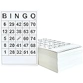 SEETOOOGAMES Bingo Game Cards Sheets - Paper Cards Bulk Reusable - Bingo Set for Adults, Family, Party, Large Groups - Pack of 120