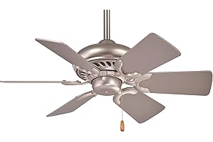 Minka-Aire F562-BS Supra 32" Ceiling Fan, Brushed Steel
