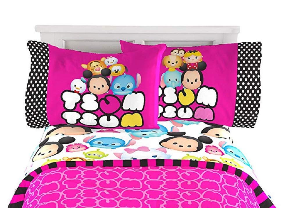 Disney Tsum Tsum 3 Piece Twin Sheet