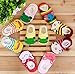 BSLINO® 5 Pairs 6-18 Months Cute Newborn Baby Girls Toddler Anti Slip Skid Slipper Foot Socks + Gift Bag + Gift Card, Stripes No-Show Crew Boat Socks Footsocks Sneakers, Length 9-15cm/3.54-5.9inch