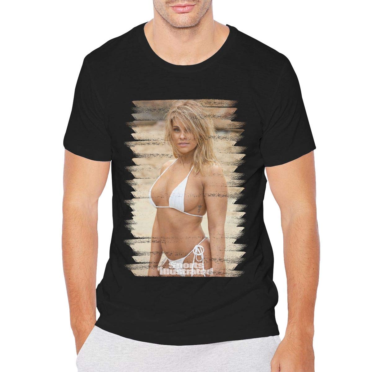 Nanavang Paige Vanzant Short Sleeve Round Neck Summer Fashion Ness Black T Shirt