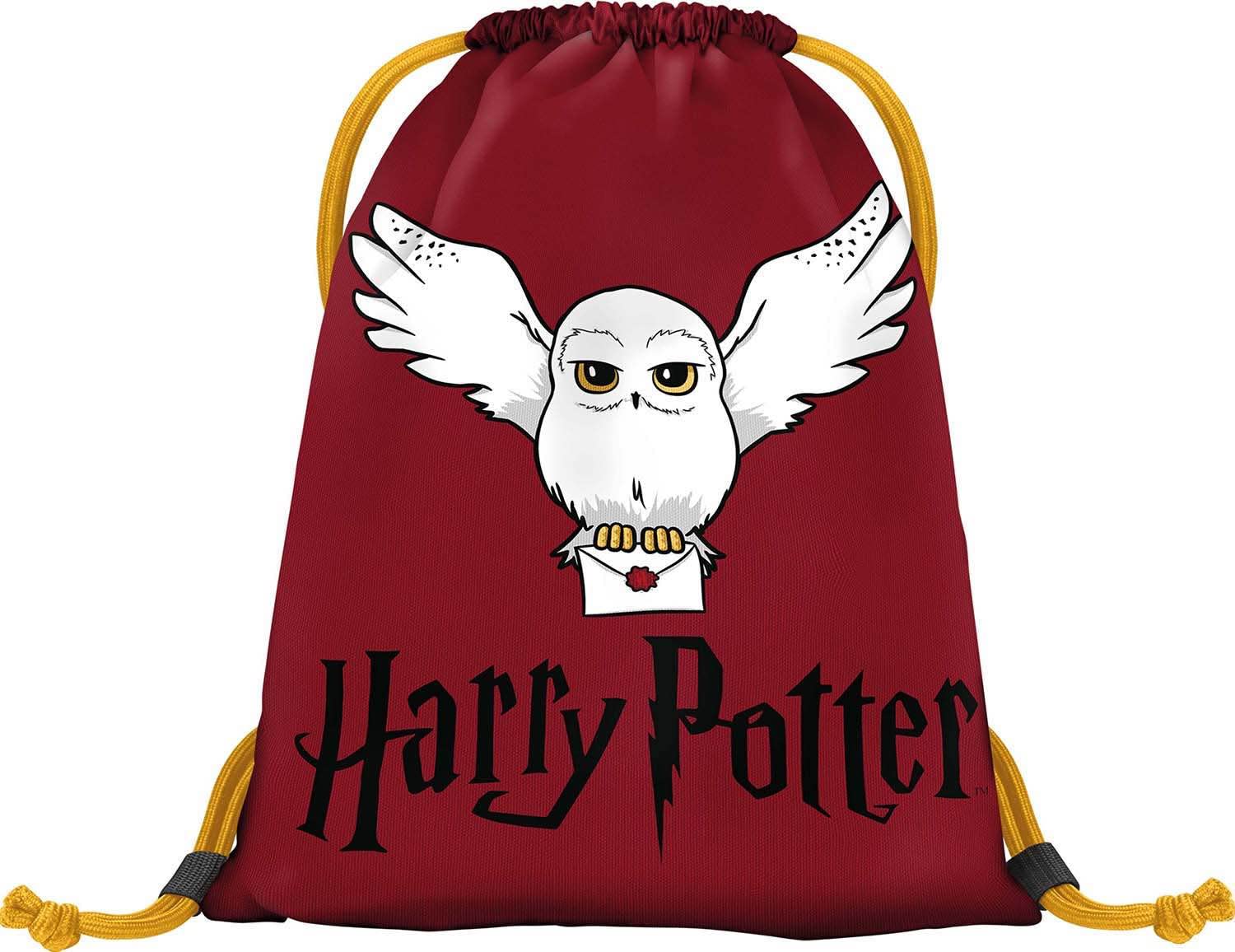 Baagl Polyester Gym Bag, Harry Potter - Hedwig, Drawstring, 36 x 30 cm, Children's Sports Bag