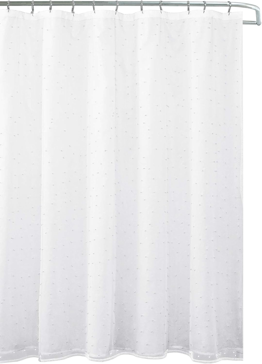 Creative Home Ideas Juicy Shower Curtain, 72 inch x 72 inch, White