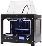QIDI TECHNOLOGY 3DP-QDA16-01 Dual Extruder Desktop 3D Printer QIDI TECH I, Fully Metal Frame Structure, Acrylic Covers, with2 Free Filaments, Works with ABS and PLA