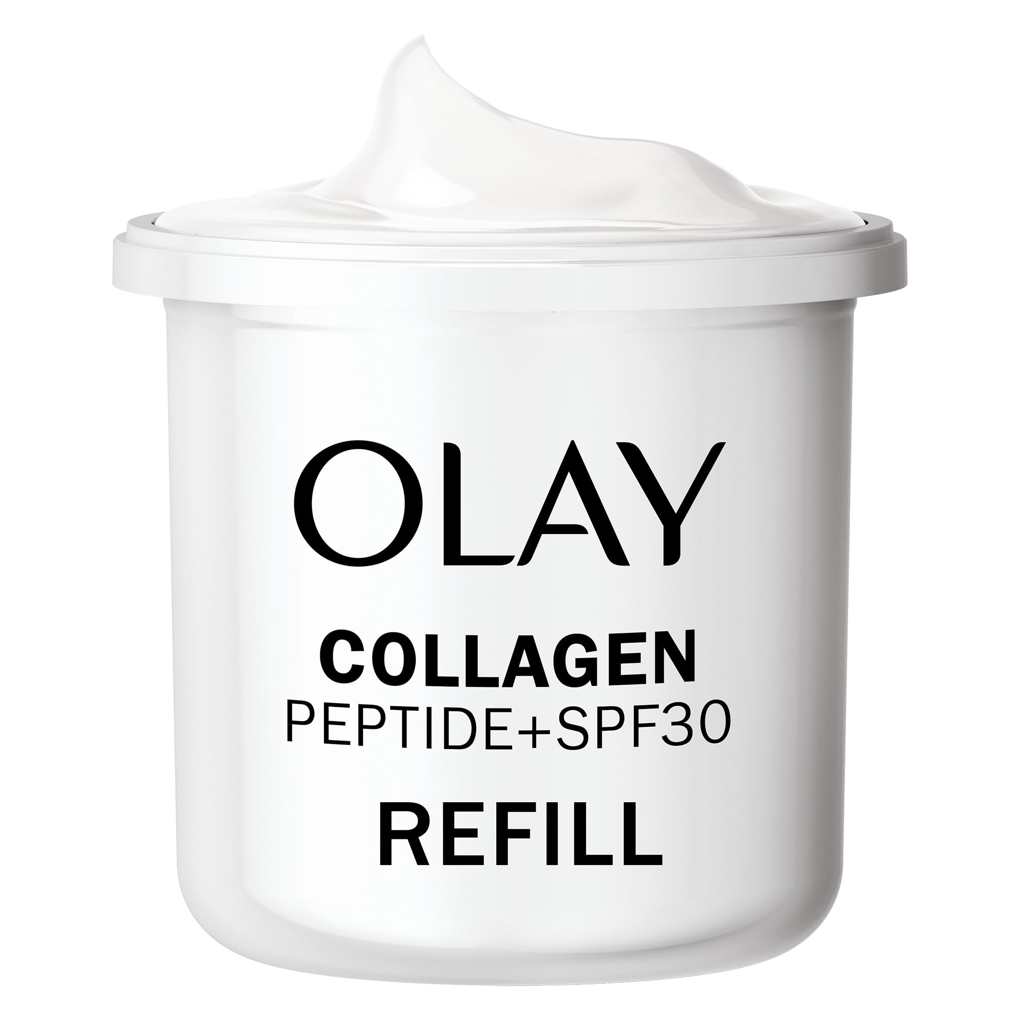 Olay Collagen Peptide Face Moisturiser Day Cream SPF 30 REFILL, Skincare with Niacinamide 99% Purity. Anti Aging Skin Care: Strengthens, Restores, Hydrates, 50ml