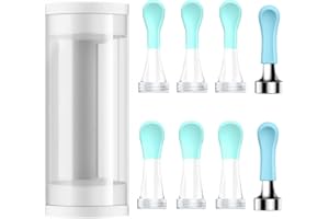 Bebird Replacement Tips Ear R1-8 PCS Waterproof Silicone Ear Spoon for Wet/Dry Earwax Cleaning - BEBIRD Original Ear Cleaner Tips Set for W3/R3/T15/X3/D3Pro/M9 (New Spiral Structure)