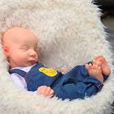 SERENDOLL 15 inch Realistic Full Silicone Baby Doll,Lifelike Reborn Baby Dolls, Toy, and Collectible.Bald Girl 035