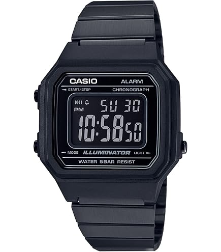 Amazon.com: Casio Smart Wrist Watch B640WB-1AEF, Black/Grey, 38.9