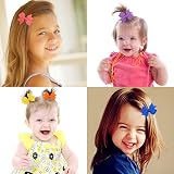 ZTMY 40Pcs Baby Hair Clips 2 in Grosgrain Ribbon Bows 20 Colors Alligator Clips view 4