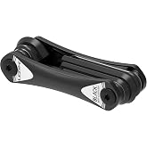 LEZYNE RAP II 8-in-1 Compact Bicycle Multi-Tool | 8 Integrated Functions, Anti-Corrosion Black Chrome Vanadium Steel Bits, Lightweight 92g Pocket Tool (1-MT-RAP-V308T04)