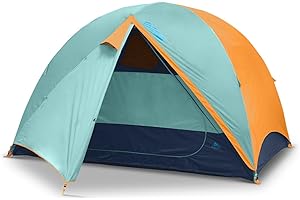 Kelty Wireless Freestanding Camping Tent, 2 4 or 6 Person Size, Huge Interior and Peak Height, Intuitive + Easy to Pitch, Color Coded Setup