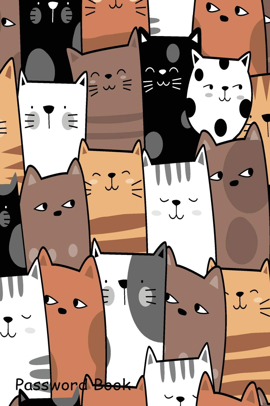 Password Book: Include Alphabetical Index With Cute Baby Cat