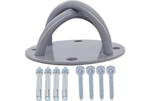 Wall Ceiling Mount Bracket for Gym & Home Suspension Straps Anchor for Olympic Rings Fitness Training Yoga Swing Battle Ropes