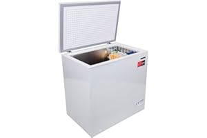 ARCTIC CHEF RFRF710-WHITE RCA Chest Freezer, Up to 197 L, 7 Cu. Ft. Capacity, White