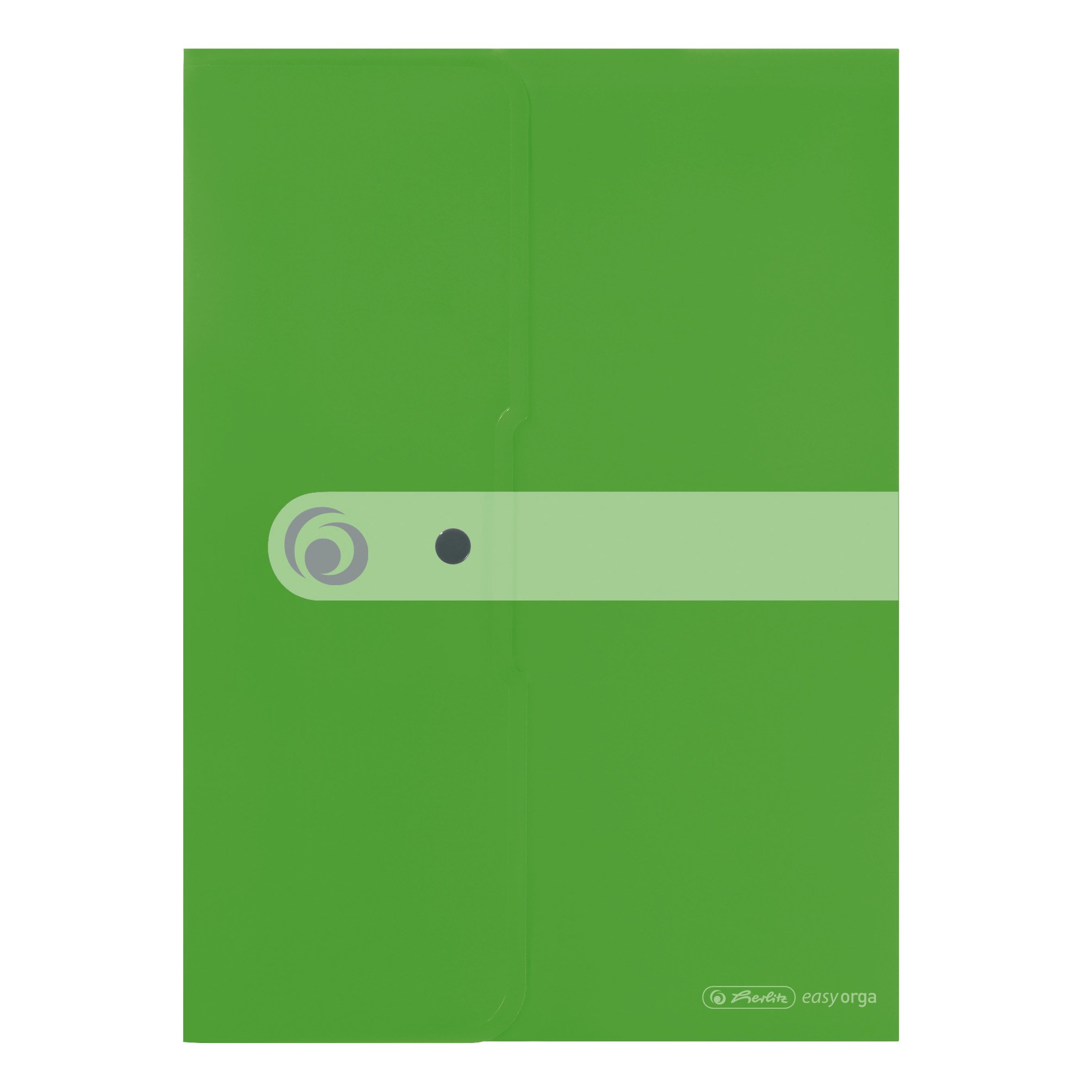 Herlitz Easy Orga To Go A4 PP Document Folder - Opaque Apple (Pack of 6)