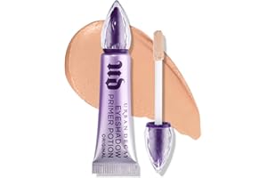 Urban Decay Eyeshadow Primer Potion - Nude Eyelid Base Primer, for Smooth & Crease-Resistant Eye Makeup, Waterproof & Long-Lasting, Translucent Shade, Universal for All Skin Tones, More Vibrant Color