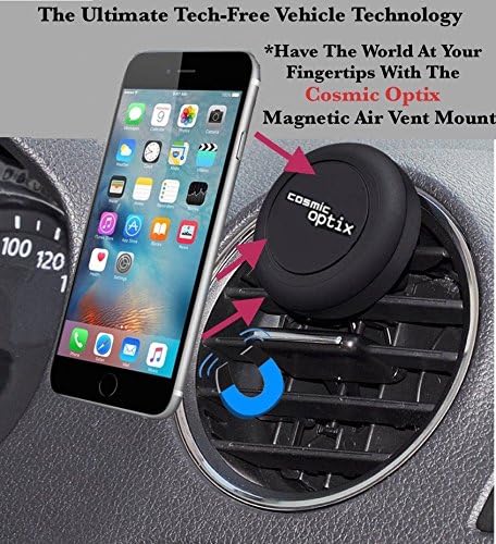 Cosmic Optix Universal Smart Phone Magnetic Air Vent Mount / The Ultimate Vehicle Cell Phone Accessory