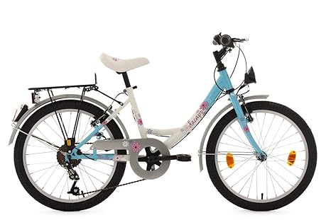 KS Cycling Mädchen Fahrrad Dacapo Florida RH 34 cm weiß/Blau 20