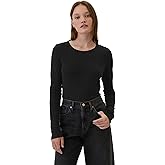 Gap Womens Long Sleeve Favorite Crew-Neck T-Shirt