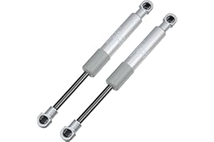 X AUTOHAUX 2pcs 8inch 250N/55Lbs Gas Struts Shocks Lift Supports Lid Supports Lid Stay Silver Tone RV Cabinet Lift Support