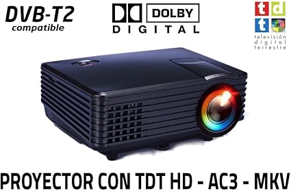 Proyector FULLHD Compatible Luximagen SV100 con TDT TV Integrado ...