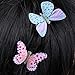 LOCOLO 18Pcs Hair Clips Butterfly Hair Clips Butterfly Snap Clips Barrettes for Toddlers Baby Girl and Women