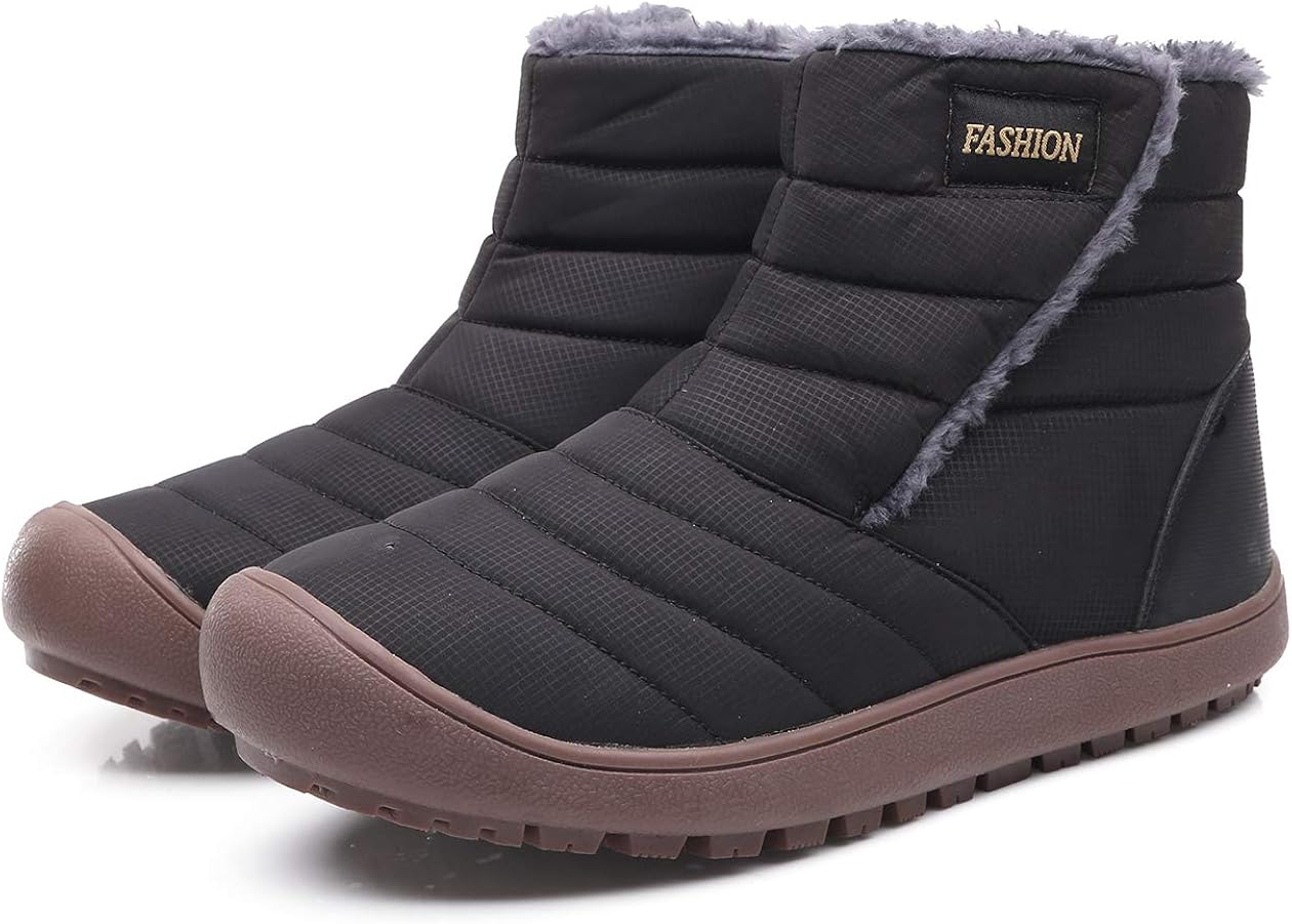 Amazon Com Git Up Mens Womens Winter Snow Boots Cozy Fur Water