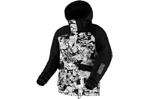 FXR Kicker Youth Snow Jacket White Camo/Black 12 USA