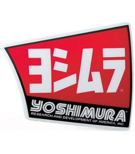 Yoshimura CRS9-NB001L End Cap Sticker for RS-9 - Left-Hand