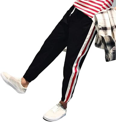 striped joggers mens