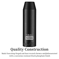 TUZkozs 3/8-Inch Drive 5/16 Deep Impact Socket with