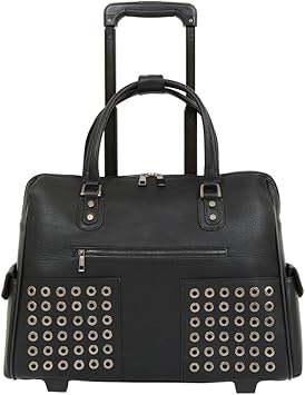 Amazon Com Mellow World Milly Hb17319 Carry On Rolling Laptop Tote Luggage 21 Inch One Size Black Luggage Travel Gear