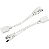 Passive Power over Ethernet PoE Adapter Injector + Splitter Kit 5v 12v 24v 48v White