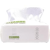 Clean Face Towels Disposable XL,Ultra-Absorbent & Soft Makeup Wipes Disposable Face Towel Ultra-Absorbent 100% Biobased Facial Towelettes Fresh & Radiant for All Skin Types Travel Essential 60 Count
