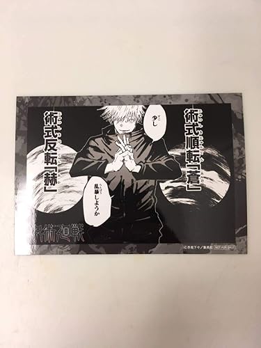 Amazon 五条悟 蒼 赫 ジャンプショップ 呪術廻戦 領域展開フェア ブロマイド 検 365日ステッカー 366日ステッカー プロマイド アイドル 芸能人グッズ 通販