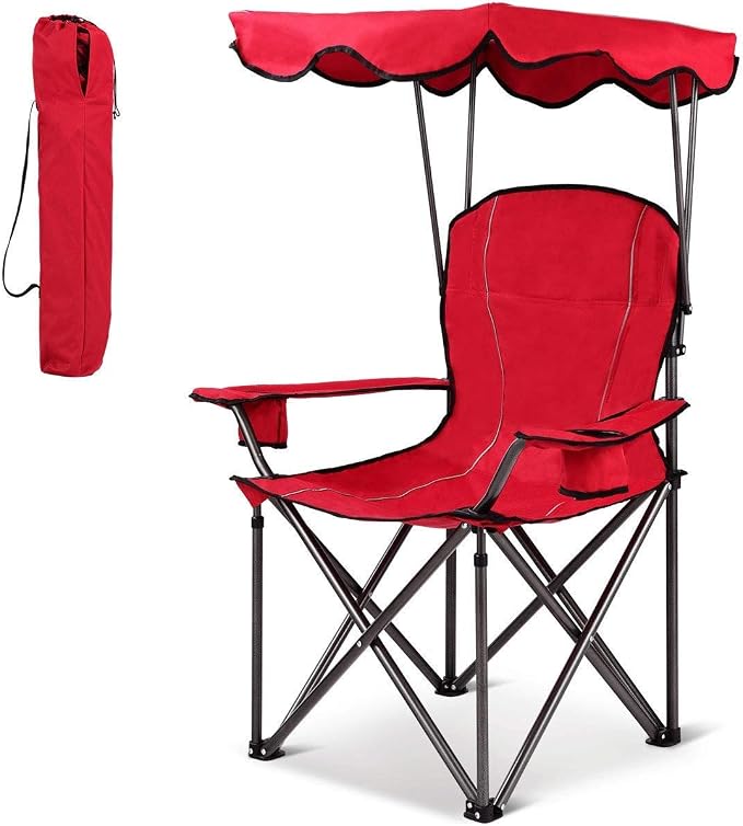 Amazon.com : USA_BEST_SELLER Portable Folding Beach Canopy Chair with