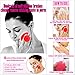 Elmatory Silicone Facial Cupping Therapy Set - Eye and Face Vacuum Massage Cup Kit Anti-Wrinkle and Anti-Aging Effect 4 Suction Cups and Exfoliating Brush (4pcs face Cup)
