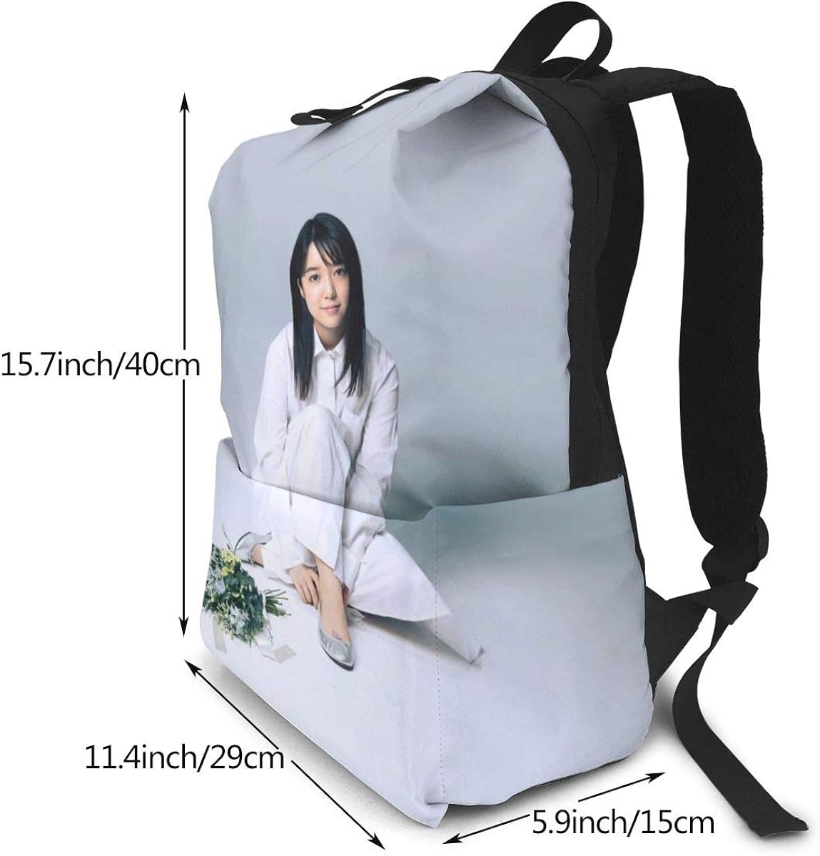 Amazon バックパック上白石萌音 Mone Kamishiraishi 4 大容量 防水人気 バックパック ビジネス リュック多機能人気 メンズ レディース 旅行バッグ りプレゼント 子供 通用 通学 かばんバ Generies メンズ