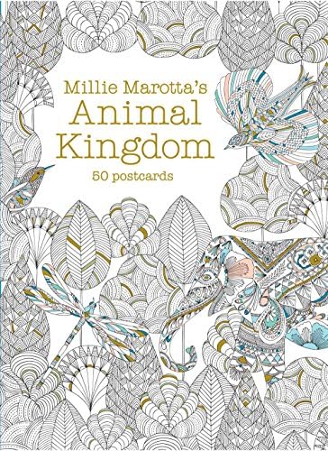 Millie Marotta's Animal Kingdom: 50 Postcards (Millie Marotta Adult Coloring Book)