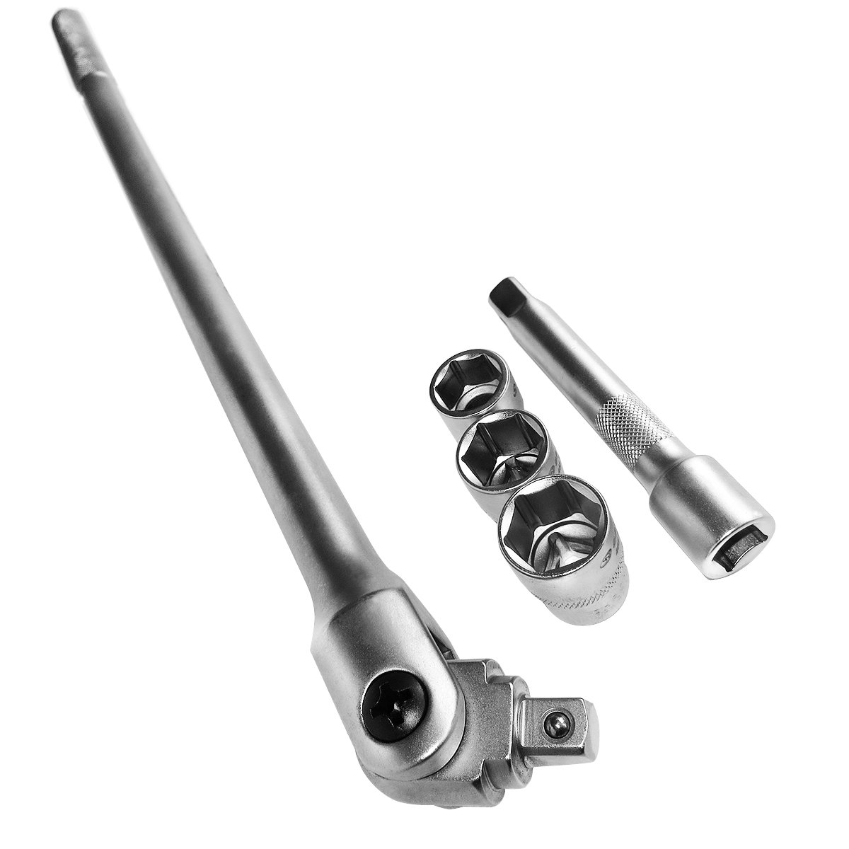 S&R Socket Drive Handle 1/2Inch with Nuts Set Handle Diameter 18 mm 1/