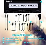 JOYO JP-02 Isolated 9V 12V 18V Power Supply 10 Outputs Guitar Pedal view 6