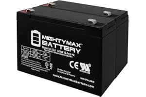 Mighty Max Battery 6V 12AH F2 SLA Replacement Battery for BB BP12-6 - 2 Pack